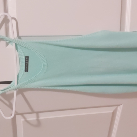Light teal soft knit tank - Picture 1 of 2